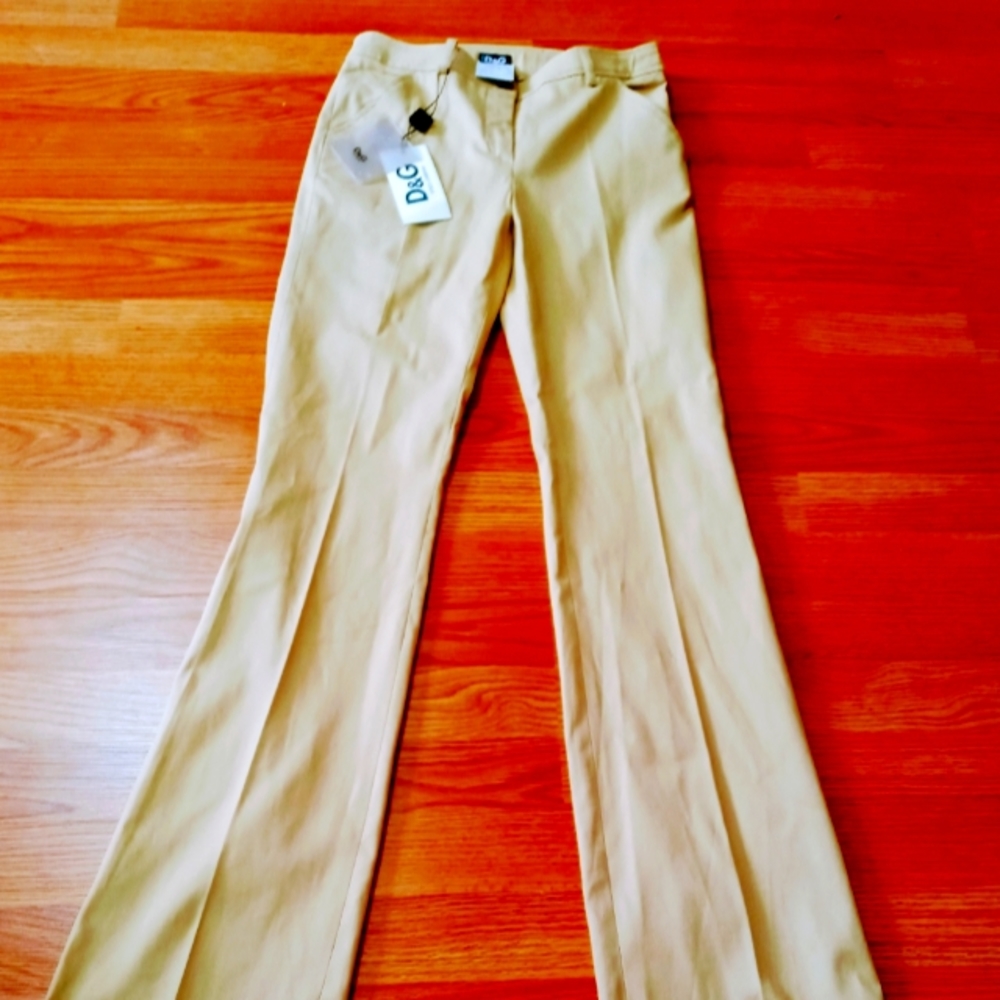 Gorgeous Vintage Dolce and Gabbana camel pants with tags